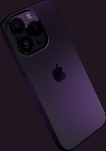 3D render of an iPhone 16 Pro.